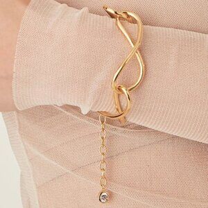 Jackie Mack Elegant Gold Infinity Bracelet